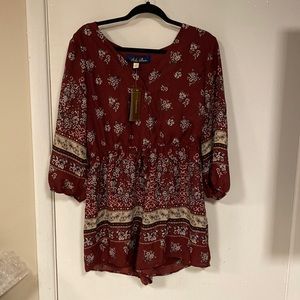 Francesca’s floral romper